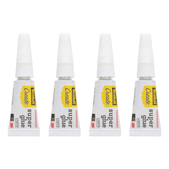 Scotch® Create Liquid Super Glue, 4ct.